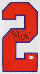 Brian Dawkins Signed Clemson Tiger Jersey (Beckett COA) Eagles 9xPro Bowl Safety