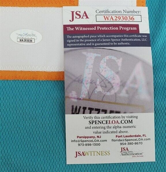 Chase Edmonds Signed Dolphins Jersey (JSA COA) Miami's Newest Running Back 2022