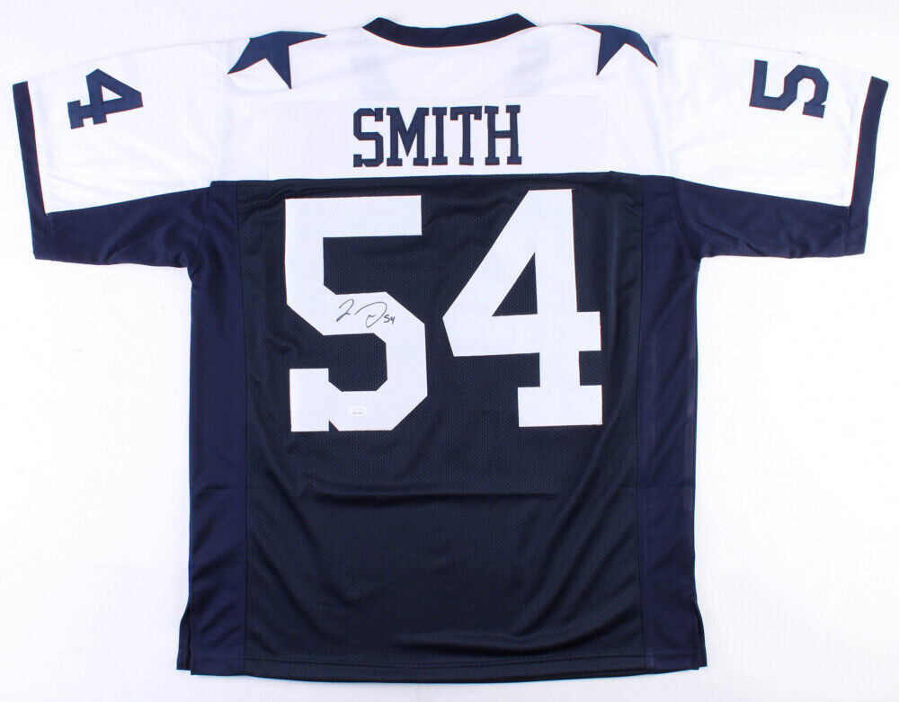 Jaylon Smith Signed Dallas Cowboys Thanksgiving Day Throwback Jersey (JSA COA)