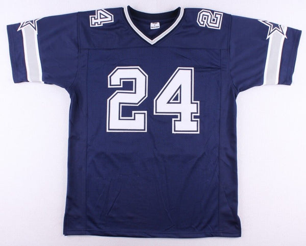 Autographed/Signed Larry Brown #24 Dallas Cowboys Jersey SSA COA