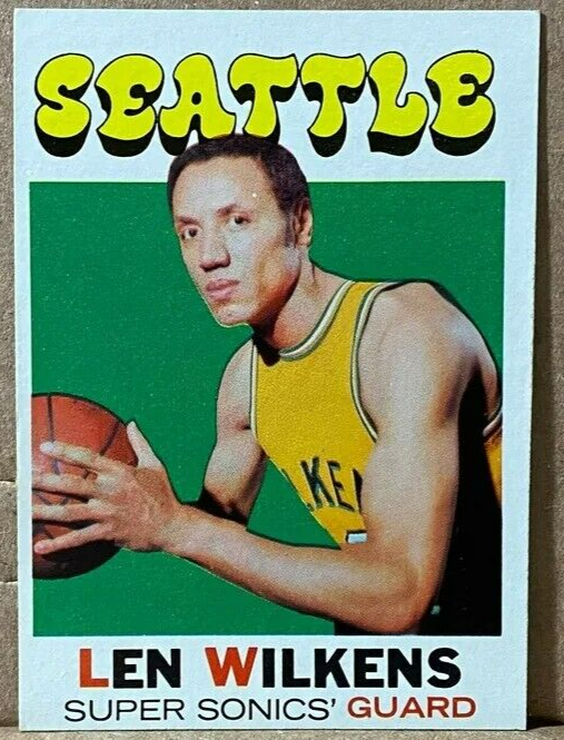 Lenny Wilkens Signed Seattle Supersonics Jersey (JSA COA) 9xNBA All Star / H.O.F