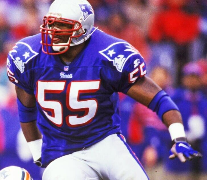 Willie McGinest Signed New England Patriots Jersey (Beckett) 3xSuper Bowl Champ