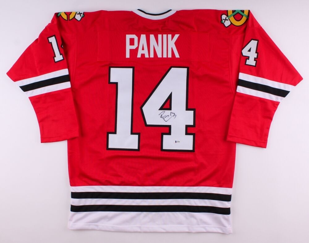Richard Pánik Signed Blackhawks Jersey (Beckett) Playing career  2007–present