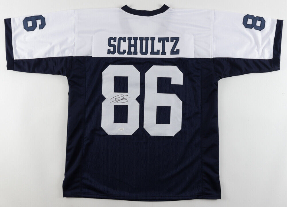 Dalton Schultz Signed Dallas Cowboys Jersey (JSA COA) Ex Stanford Tight End