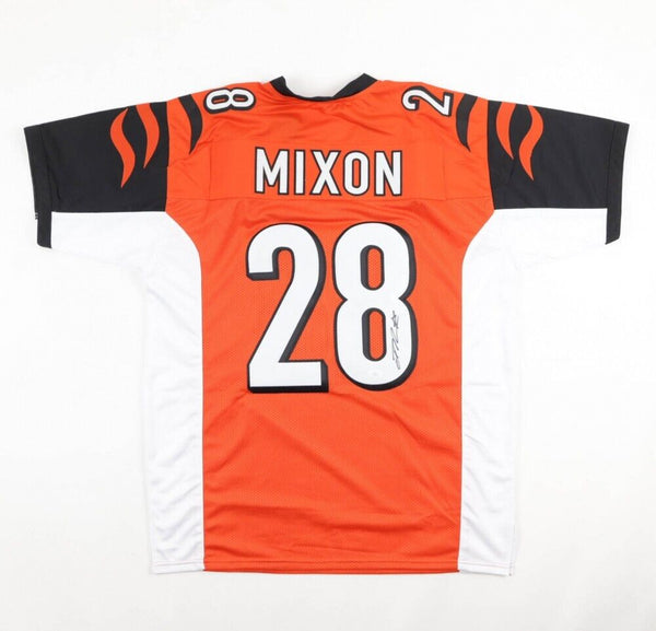 Ohio Sports Group Joe Mixon Cincinnati Bengals Autographed NFL Licensed White Alternate Jersey - JSA Authentic