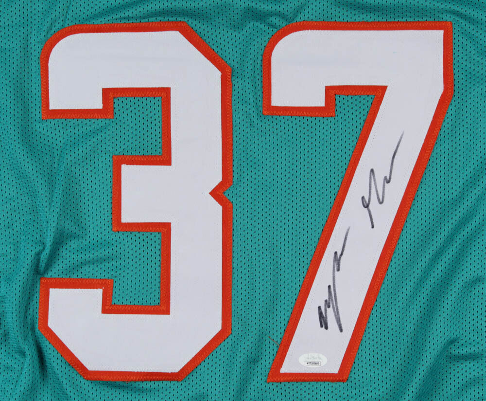 Myles Gaskin Signed Miami Dolphins Jersey (JSA COA) 2nd Year RB Washington Husky