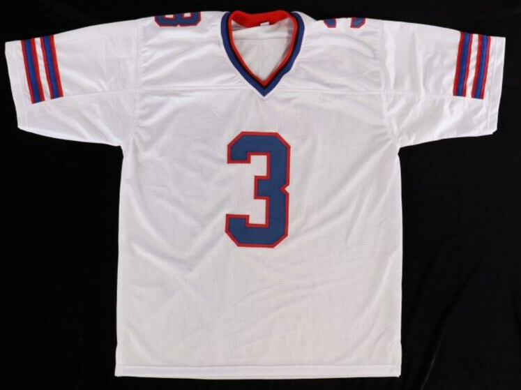 Damar Hamlin Signed Buffalo Bills Jersey (Beckett) 2021 6th Round Draft Pick D.B