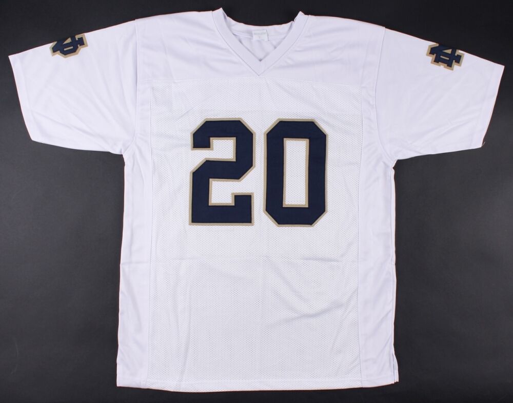 C.J. Prosise Signed Notre Dame Fighting Irish Jersey Inscribed "Go Irish" (PSA)