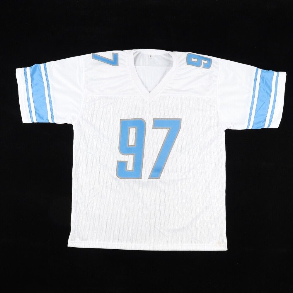 Aidan Hutchinson Signed Detroit Lions Jersey (Beckett) 2022 #2 Overall Draft Pck