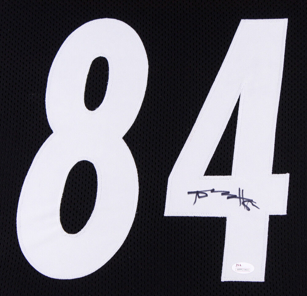 Antonio Brown Signed Steelers 35x43 Custom Framed Jersey (JSA) 6x Pro Bowl W.R.