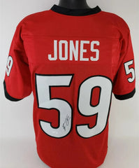 Broderick Jones Signed Georgia Bulldogs Jersey (JSA COA) Steeler 2023 1st Rnd Pk