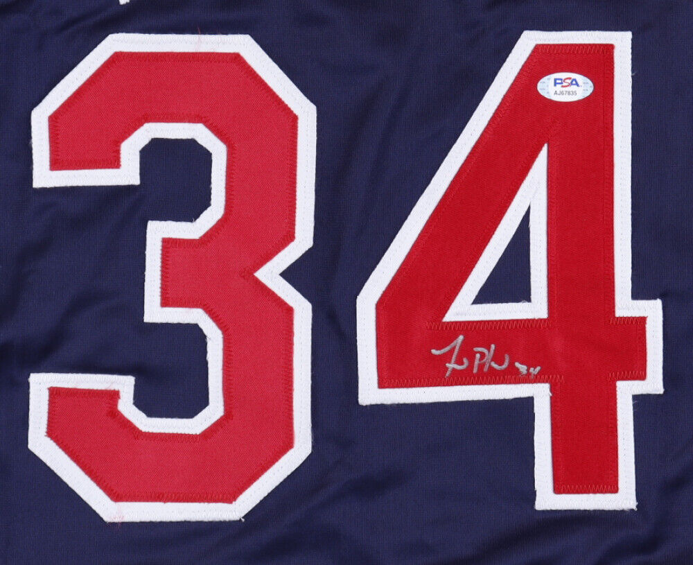 Zach Plesac Signed Cleveland Indians Jersey (PSA Hologram)