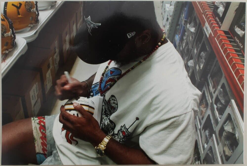 Deion Jones Signed LSU Tigers Mini Helmet (Radtke COA) Carolina Panthers L.B.