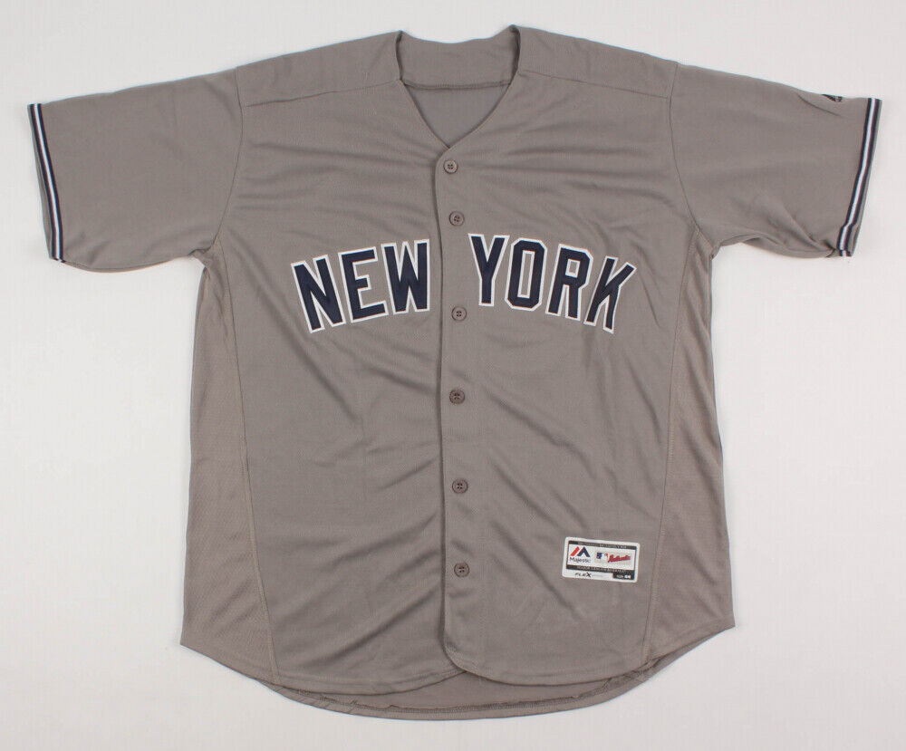 Greg Bird Signed New York Yankees Gray Road Custom Jersey (JSA COA) 1st Baseman