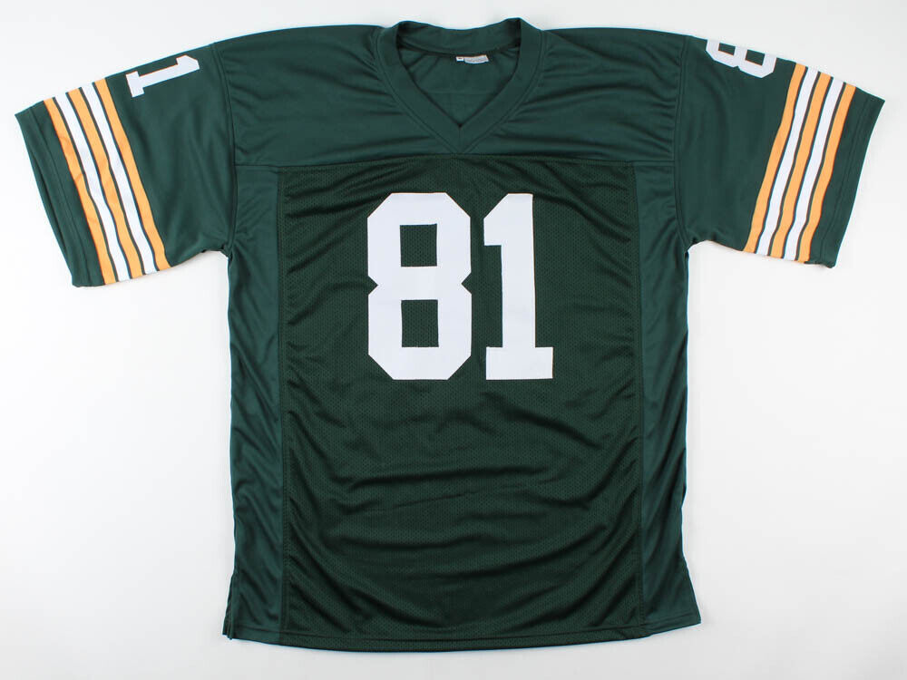 Marv Fleming Signed Green Bay Packers Jersey (JSA COA) 4xSuper Bowl Champion T.E