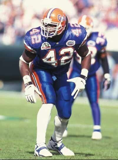 Jevon Kearse Signed Florida Gators Pro Cut Jersey (JSA) 3xPro Bowl Def. End