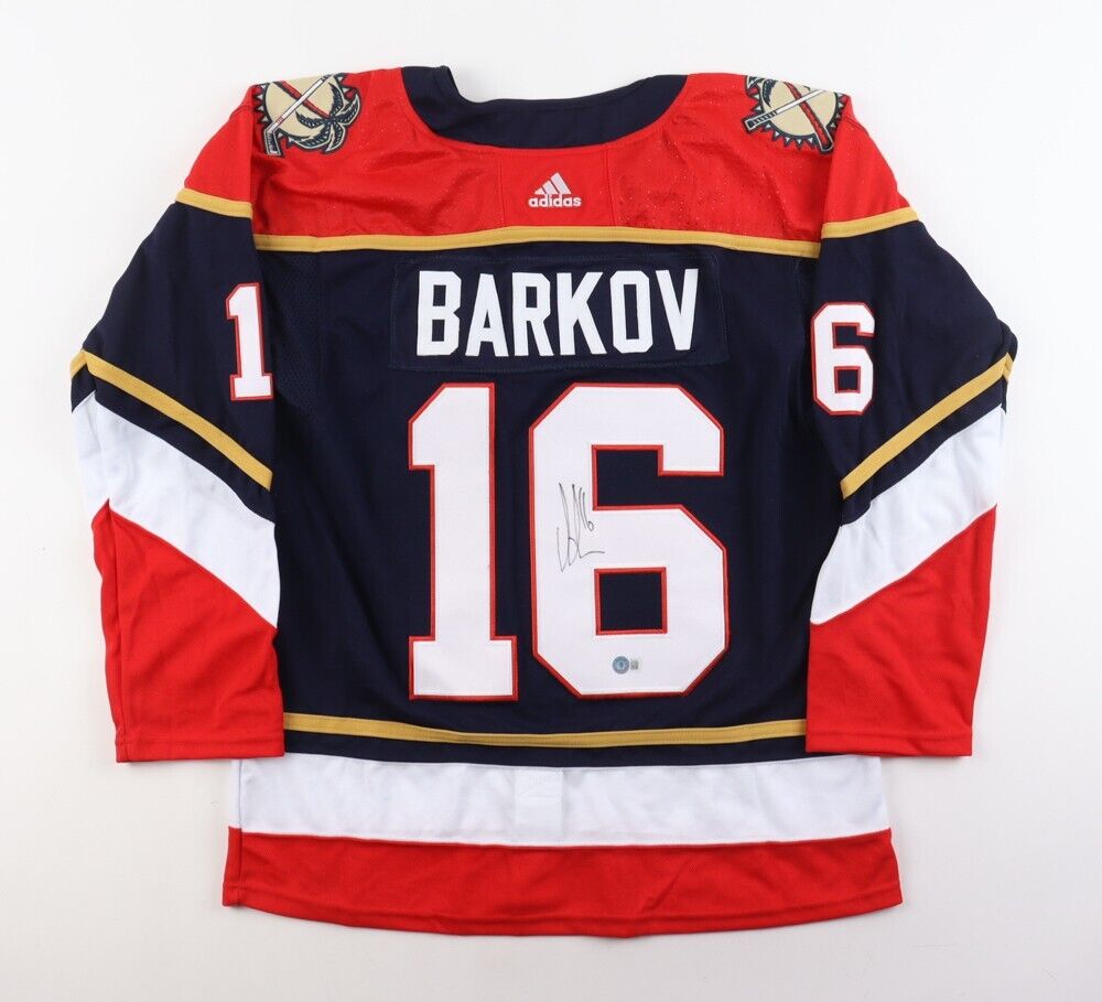 Aleksander Barkov Signed Florida Panthers Jersey (Beckett) 2xNHL All Star Center