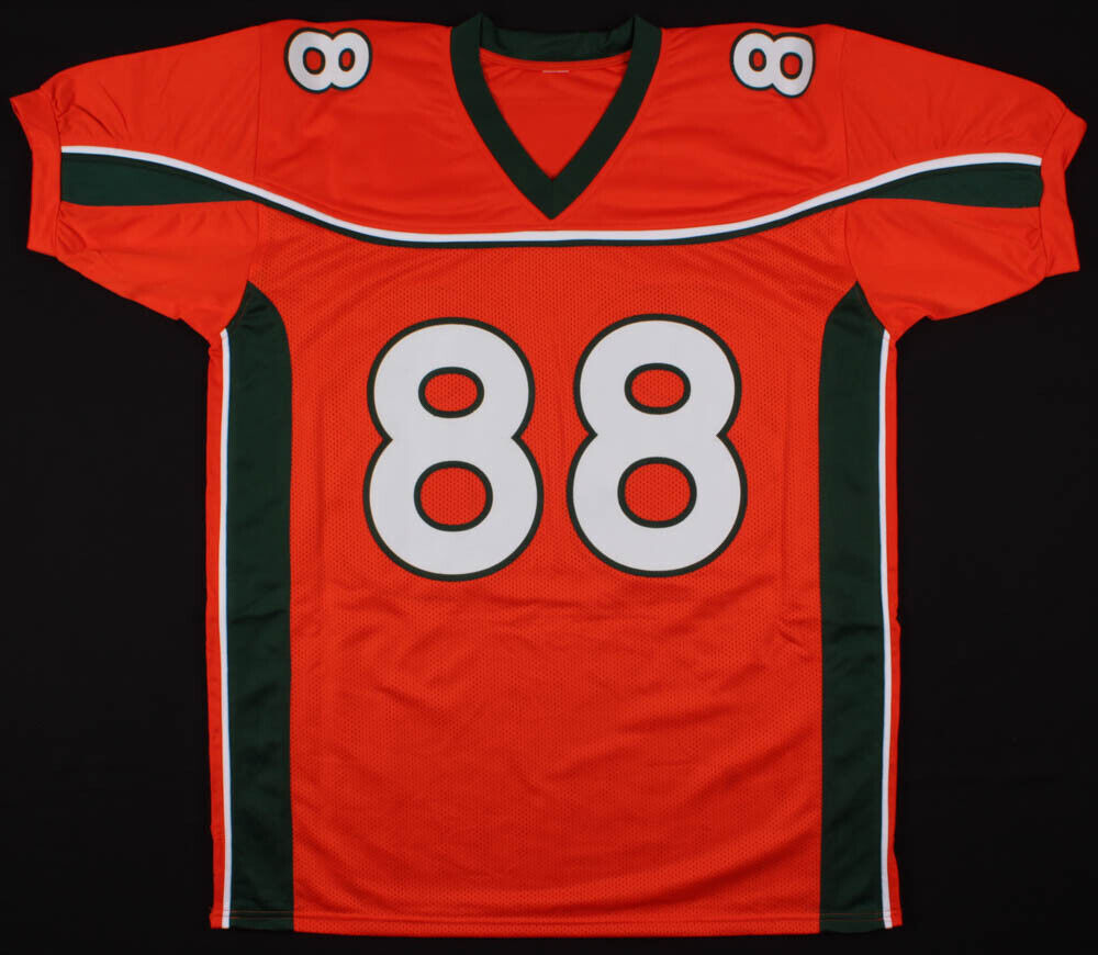 Jeremy Shockey Signed Miami Hurricanes Jersey (Beckett COA) New York Giants T.E.