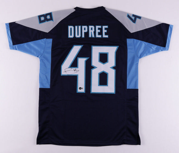 Friendly Confines Bud Dupree Signed Tennessee Titans Jersey (Beckett Holo) 1st Round Pick 2015 lb