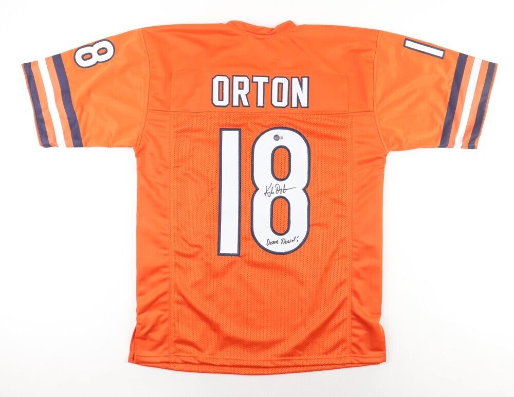 Kyle Orton Signed Chicago Bears Jersey Inscribed "Bear Down!" (Beckett)