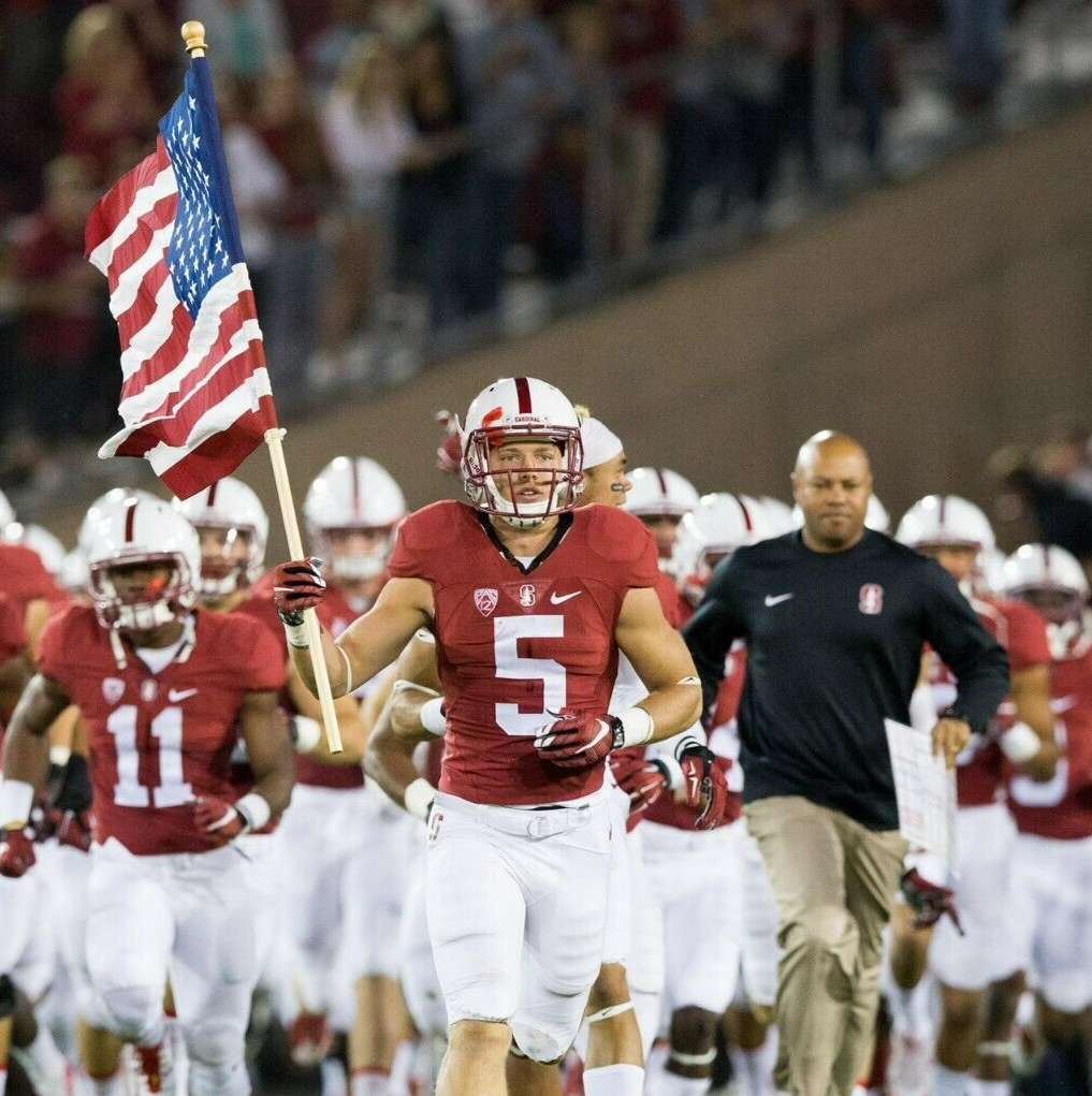Christian McCaffrey Signed Stanford Cardinal Jersey (JSA) San Francisco 49ers RB
