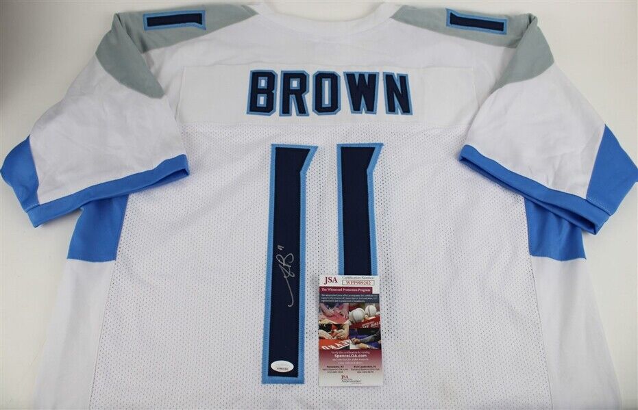 A.J Brown Signed Tennessee Titans Jersey (JSA COA) Wide Receiver Draft Pick 2019