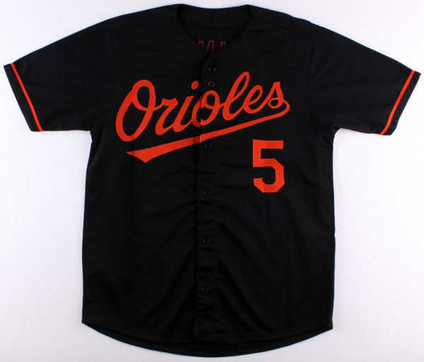 Brooks Robinson Signed Black Orioles Black Jersey Inscribed HOF 83 ( –