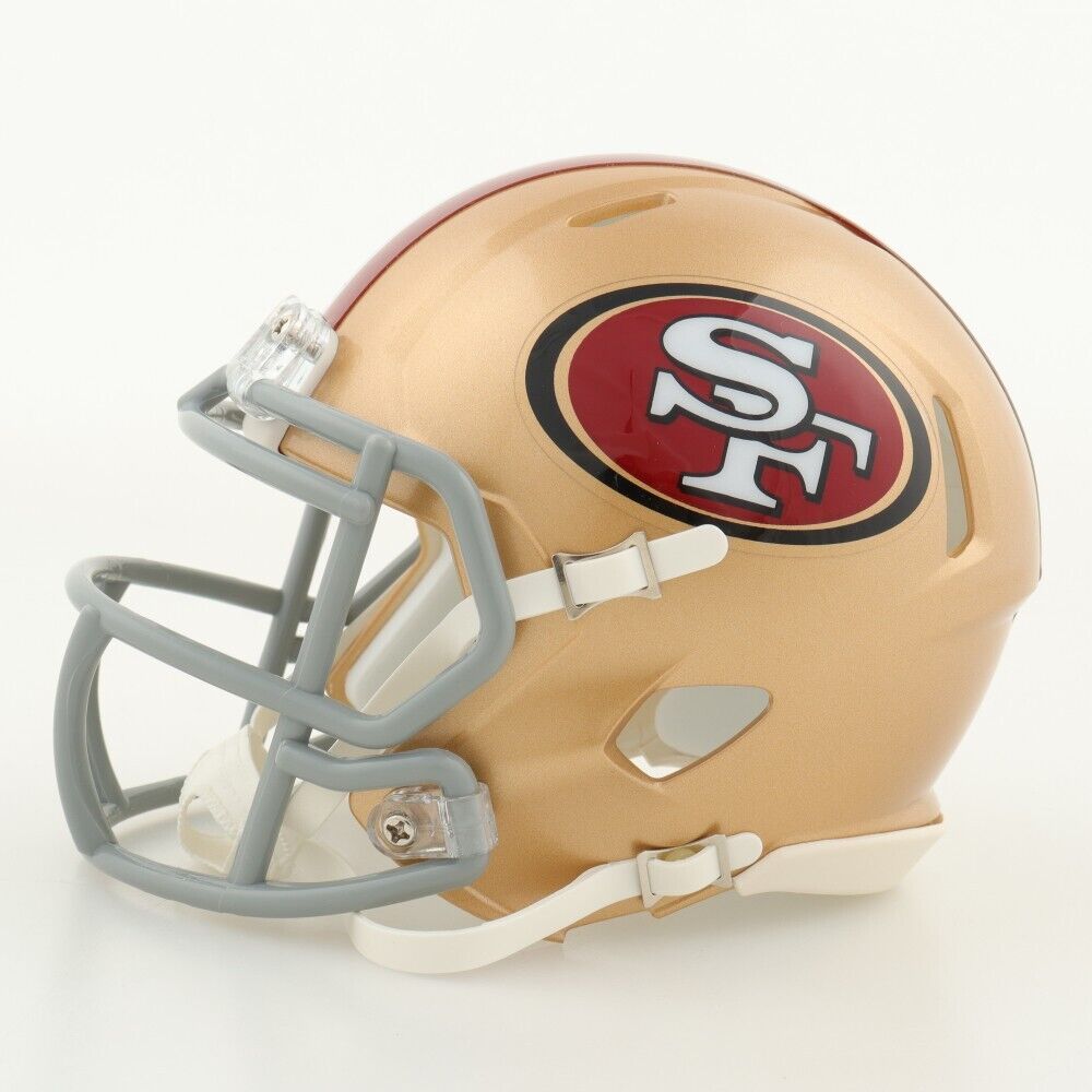 John Lynch Signed San Francisco 49ers Mini Helmet (Beckett) Super Bowl XXXVII DB