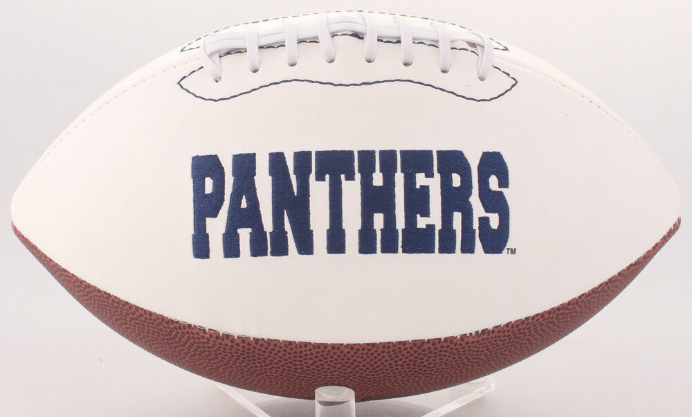 James Conner Signed Pittsburgh Panthers Logo Football (JSA COA) Steelers #1 R.B.