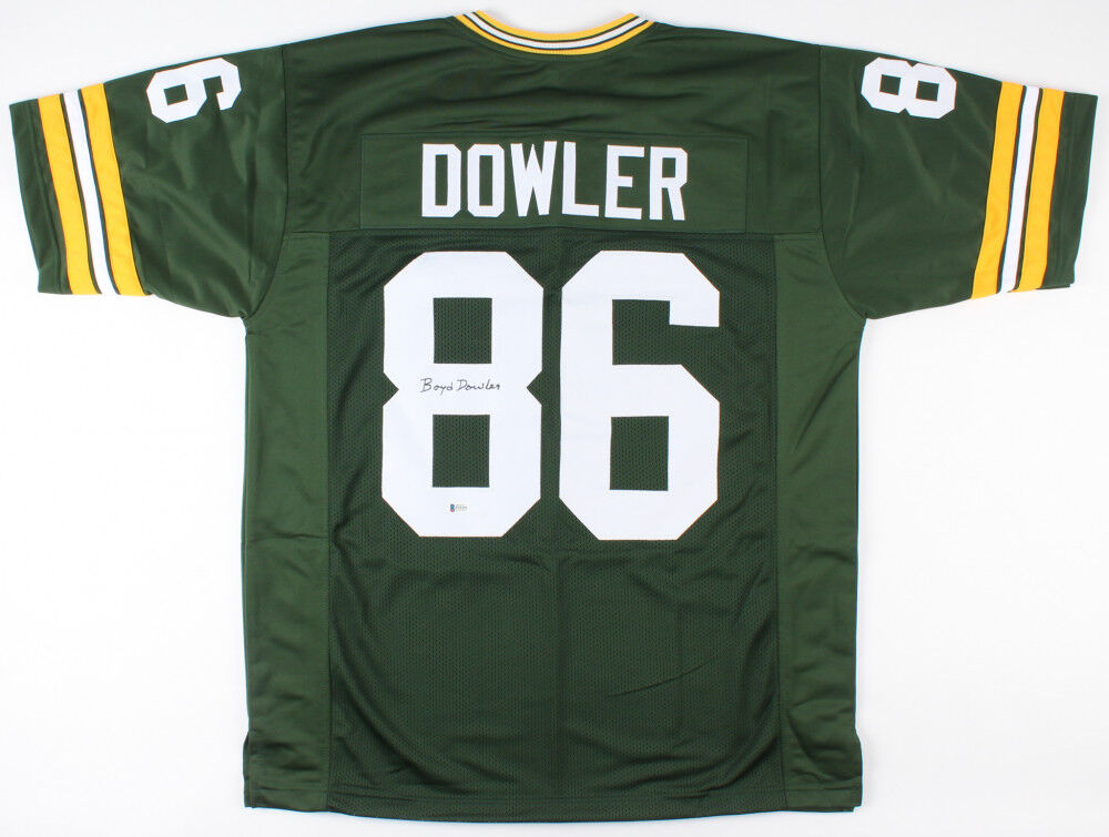 Boyd Dowler Signed Packers Jersey (Beckett COA) 2×Super Bowl champion (I, II)