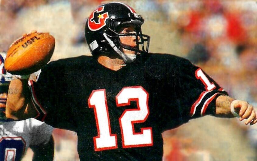 Jim Kelly Signed USFL's Houston Gamblers 1984 Jersey (JSA COA) 5×Pro Bowl QB