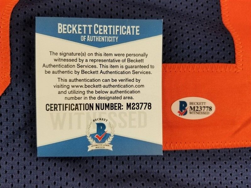 Cody Whitehair Signed Chicago Bears Custom Jersey (Beckett COA) Pro Bowl Center