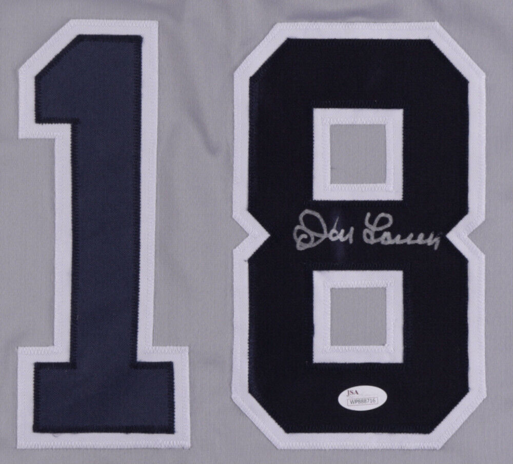 Don Larsen Signed New York Yankees Jersey (JSA Hologram) World Series MVP (1956)