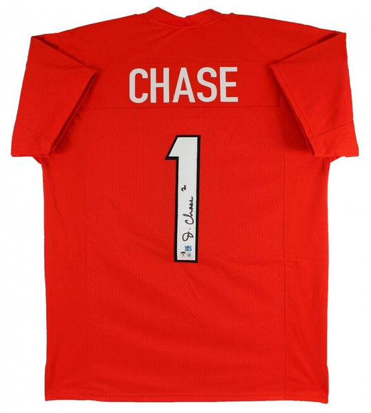 Ja'Marr Chase Signed Bengals Jersey (Beckett) Cincinnati 1st Rd Pick 2 –