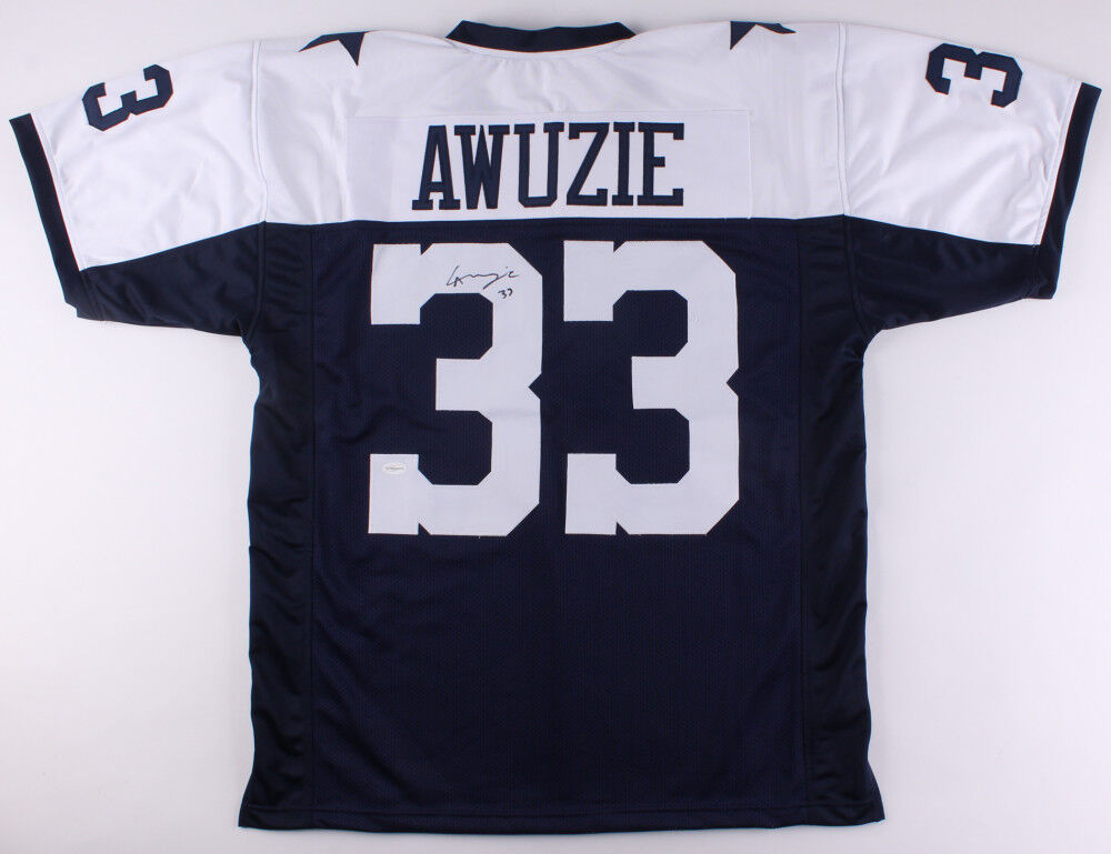 Chidobe Awuzie Signed Cowboys Jersey (TSE Holo) Dallas 2017 2nd Round Draft Pick