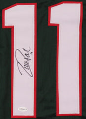 Zach Parise Signed Minnesota Wild Jersey (TSE COA) Career 2005–present / U.N.D.