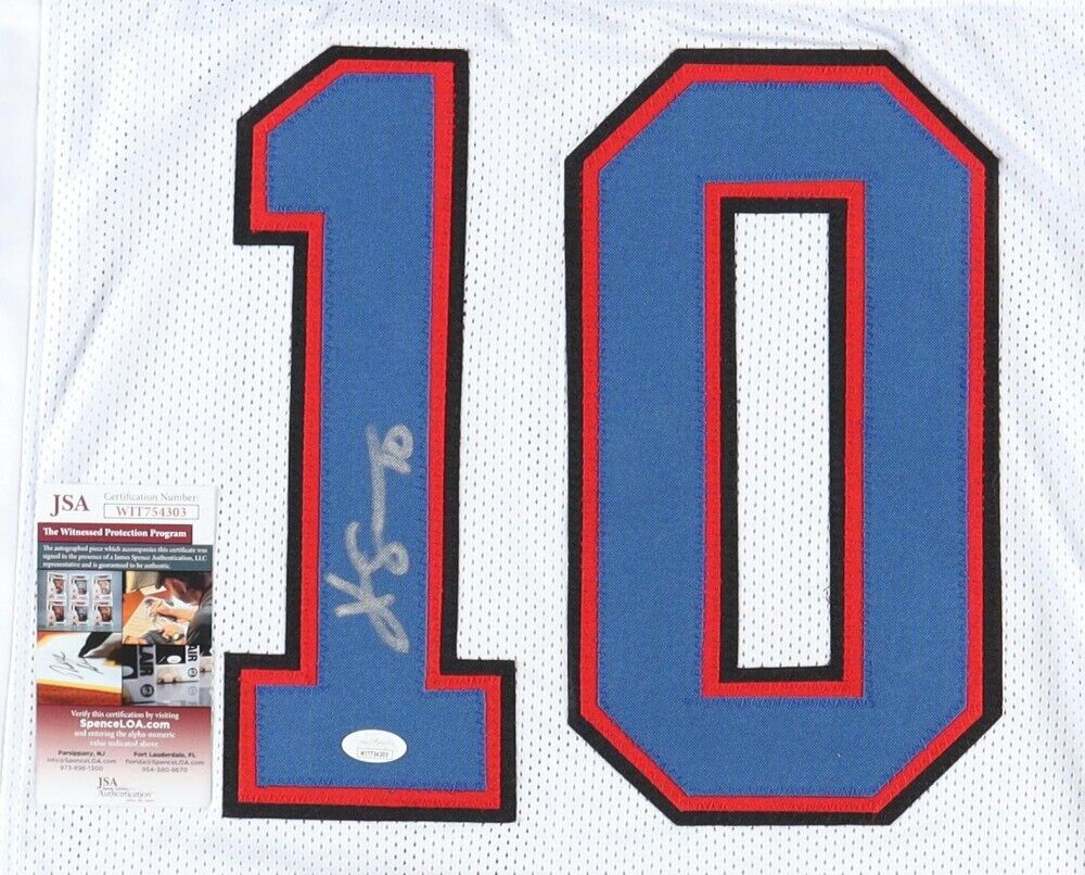 Khalil Shakir Signed Buffalo Bills Jersey (JSA COA) Ex-Boise State Wide Receiver