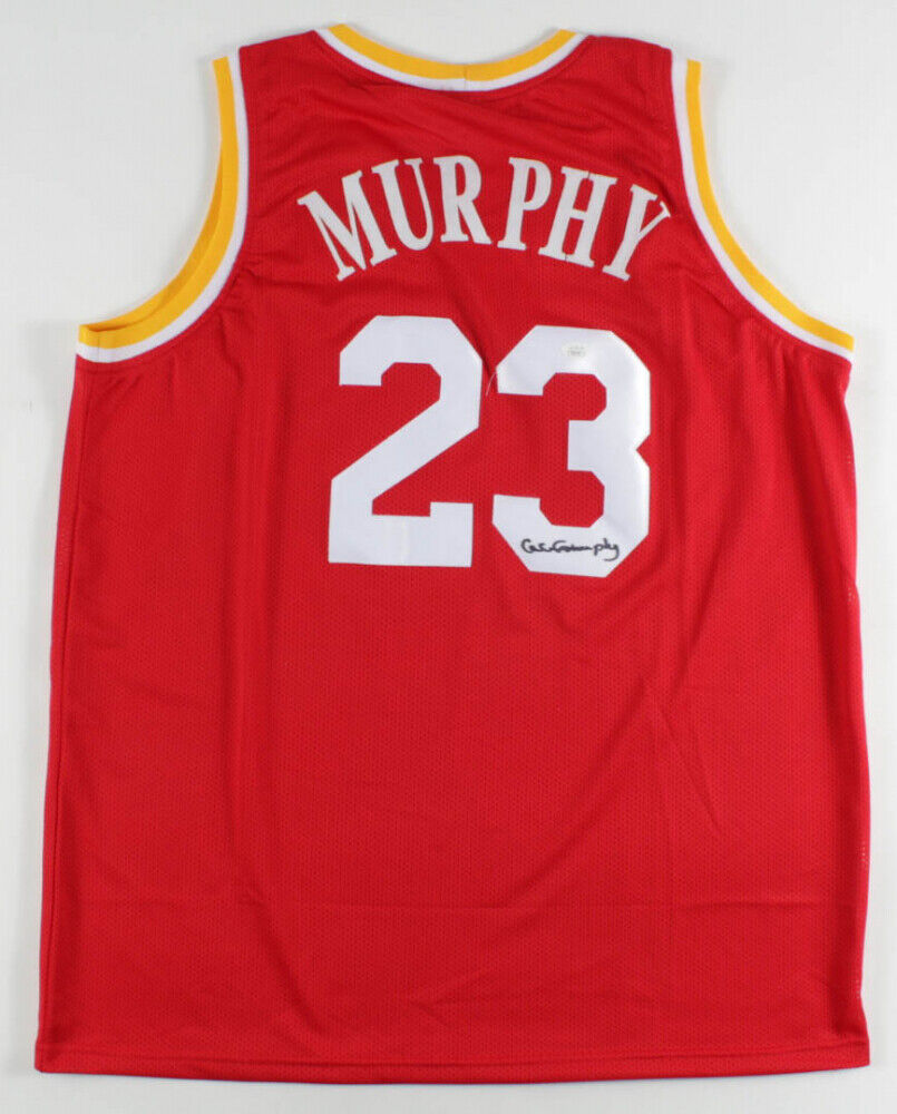 Calvin Murphy Signed Houston Rockets Custom "CAL" Jersey (JSA COA) 1979 All Star