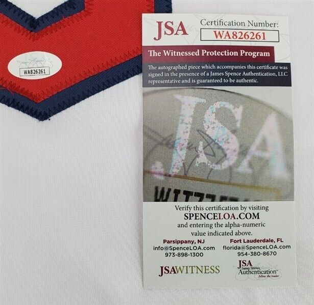 Steven Kwan Signed Cleveland Guardians Jersey JSA COA 2022 Gold Glove Outfielder