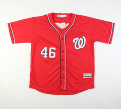 Patrick Corbin Signed Washington Nationals Majestic Style Jersey (Beckett COA)