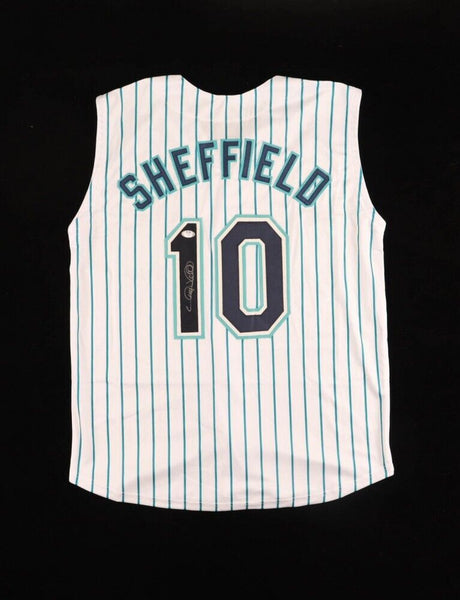 Lot Detail - 1997 Gary Sheffield Florida Marlins Game-Used Home Jersey  (Championship Season)