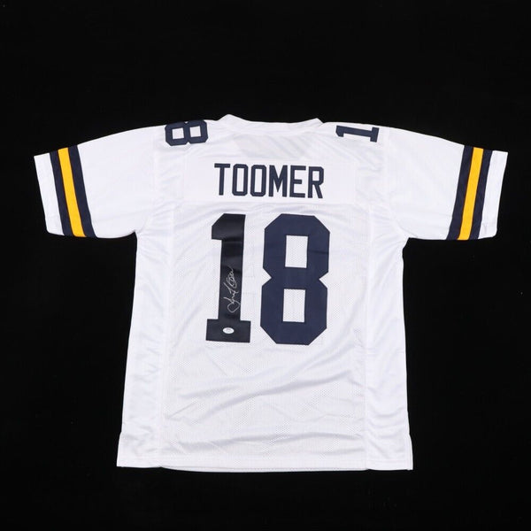 Amani Toomer Signed Michigan Wolverines Jersey PSA COA New York Gian confinescollectibles