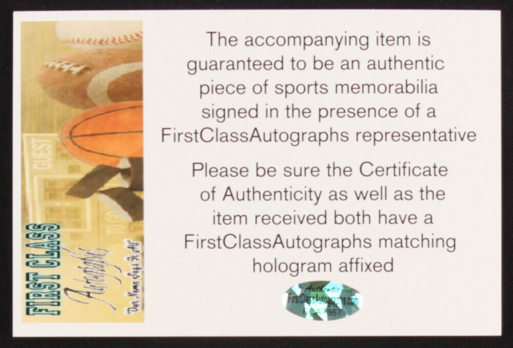 J T Thomas Signed New York Giants Jersey (First Class COA) Starting Linebacker