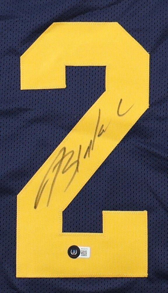 Blake Corum Signed Michigan Jersey (JSA) Wolverines 2023 #1 Running Back