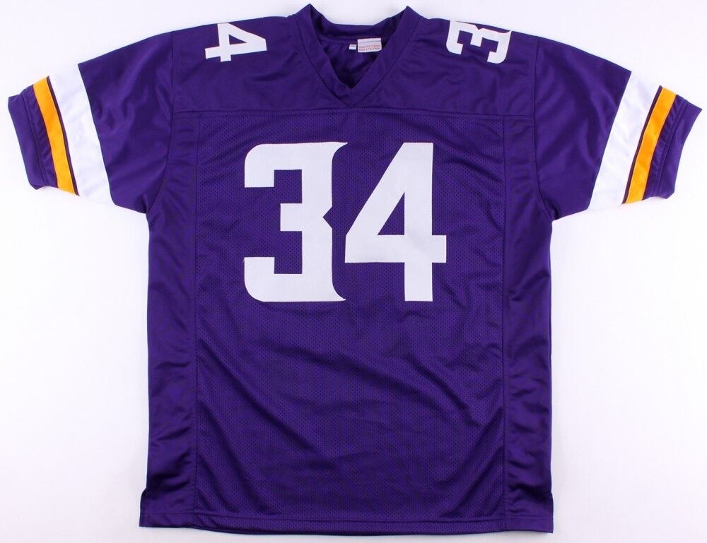 Andrew Sendejo Signed Purple Jersey (TSE COA) Strong Safety