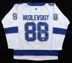 Andrei Vasilevskiy Signed Tampa Bay Lightning Jersey w/Stanley Cup Patch JSA COA