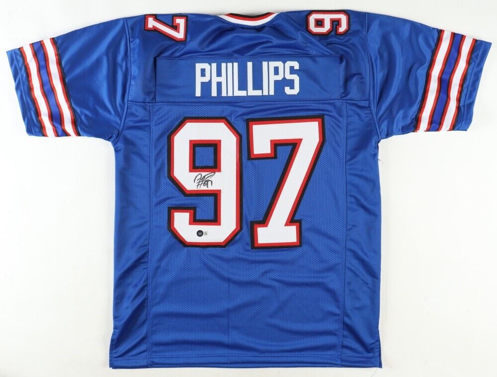 Jordan Phillips Signed Buffalo Bills Jersey (Beckett) 2015 2nd Round Pick D.T.
