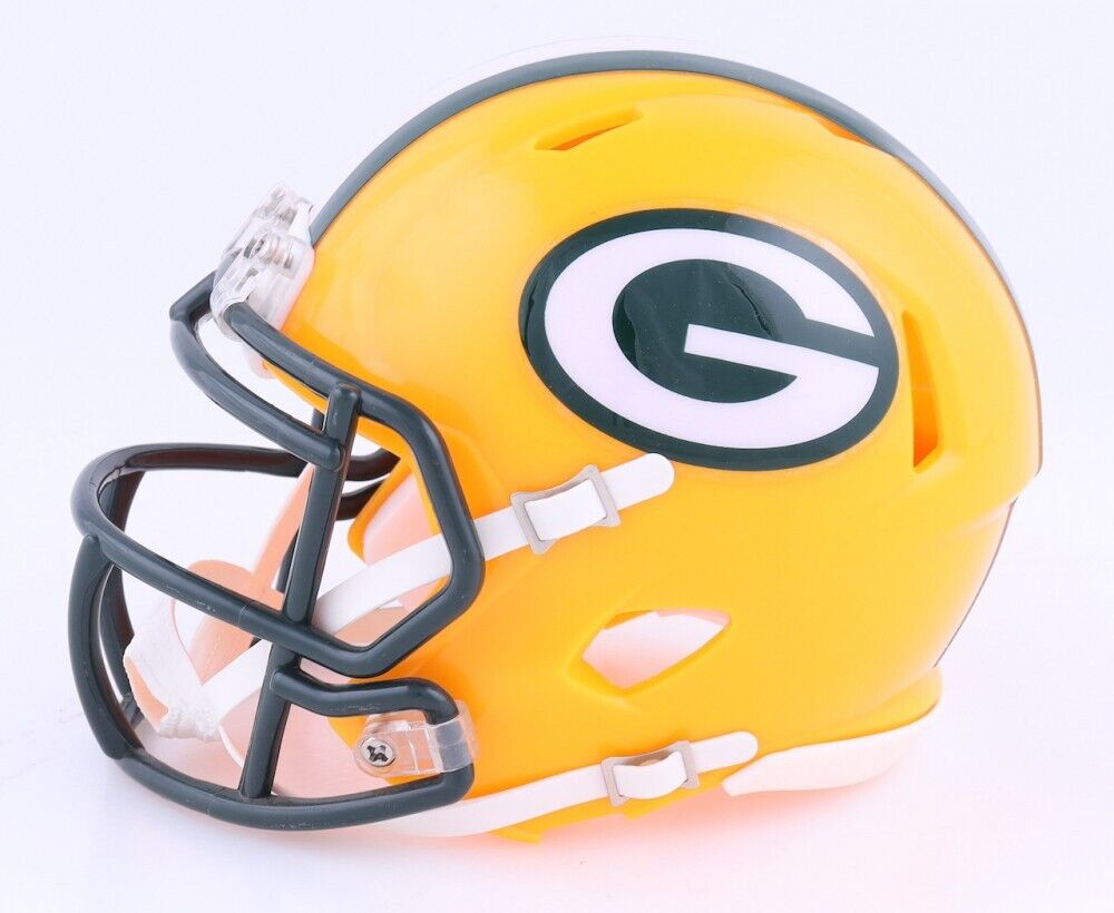 Christian Watson Signed Packer Speed Mini Helmet (Beckett) Wide Receiver