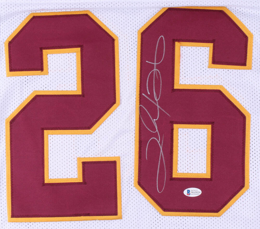 Clinton Portis Signed Washington Redskins Jersey (Beckett COA) 2×Pro Bowl R.B.