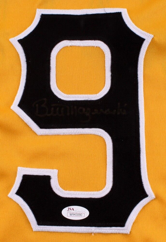 Bill Mazeroski Signed Pirates Jersey (JSA) 10xAll Star / 2xWorld Series Champion